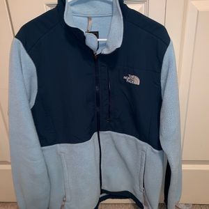 Blue fleece north face
